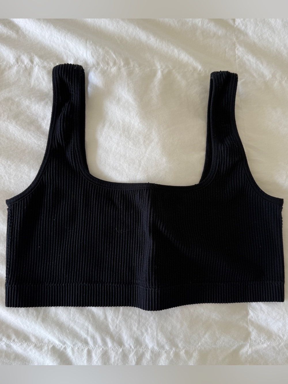 Garage black bra top